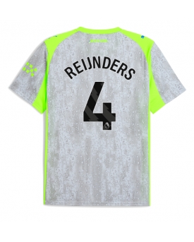 Billige Fotballdrakt Manchester City Tijjani Reijnders #4 Replika Tredjedrakt 2025-26 Kortermet